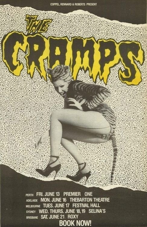 Cramps 1 Punk Flyer A4 Photo Print