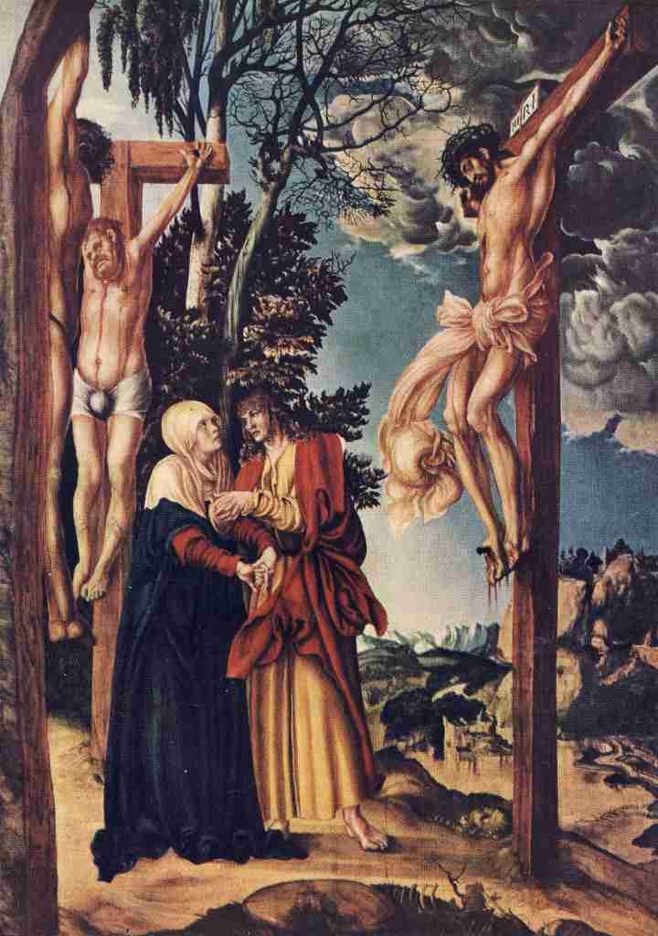 Cranach Lucas 1472 1553 German Painting The Crucifixion A4 Photo Print