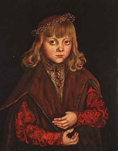 Cranach Lucas The Elder A Prince Of Saxony  A4 Photo Print