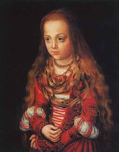 Cranach Lucas The Elder A Princess Of Saxony  A4 Photo Print