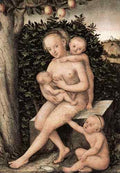 Cranach Lucas The Elder Charity  A4 Photo Print