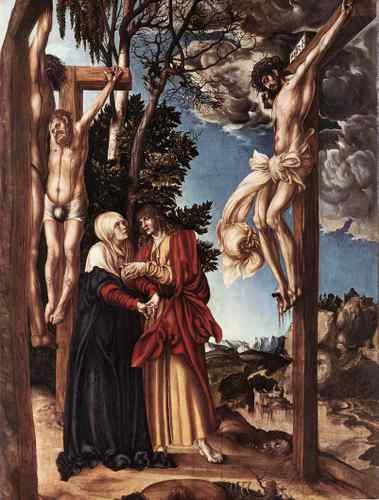 Cranach Lucas The Elder Crucifixion  A4 Photo Print