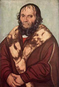 Cranach Lucas The Elder Portrait Of Dr J Scheyring  A4 Photo Print