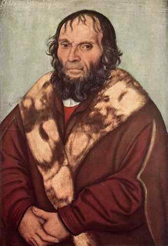 Cranach Lucas The Elder Portrait Of Dr J Scheyring  A4 Photo Print