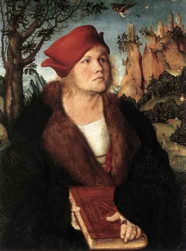 Cranach Lucas The Elder Portrait Of Dr Johannes Cuspinian  A4 Photo Print