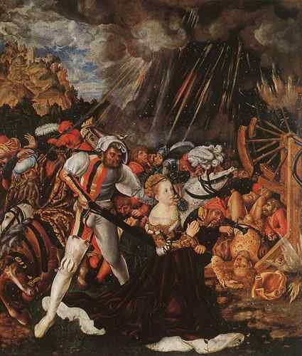 Cranach Lucas The Elder The Martyrdom Of St Catherine  A4 Photo Print