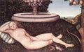 Cranach Lucas The Elder The Nymph Of The Fountain  A4 Photo Print