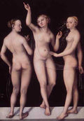 Cranach Lucas The Elder The Three Graces  A4 Photo Print