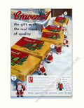 Craven Christmas Vintage Retro Advert Poster A4 Photo Print