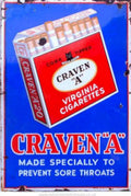 Craven Cigarettes 2 Vintage Retro Advert Ads A4 Photo Print