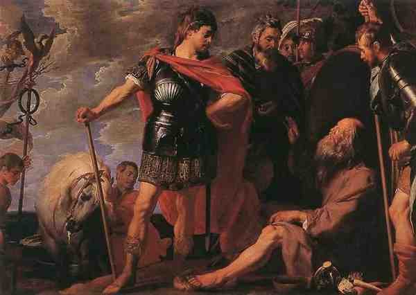 Crayer Gaspard De Alexander And Diogenes A4 Photo Print