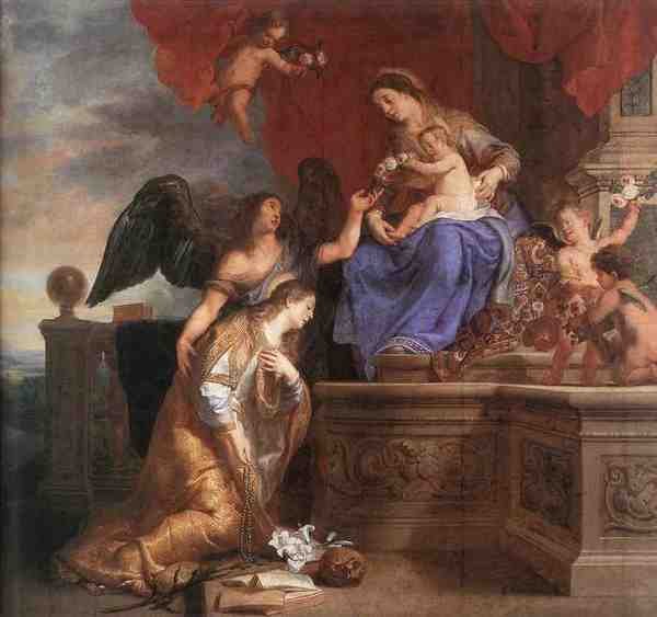 Crayer Gaspard De The Coronation Of St Rosalie A4 Photo Print