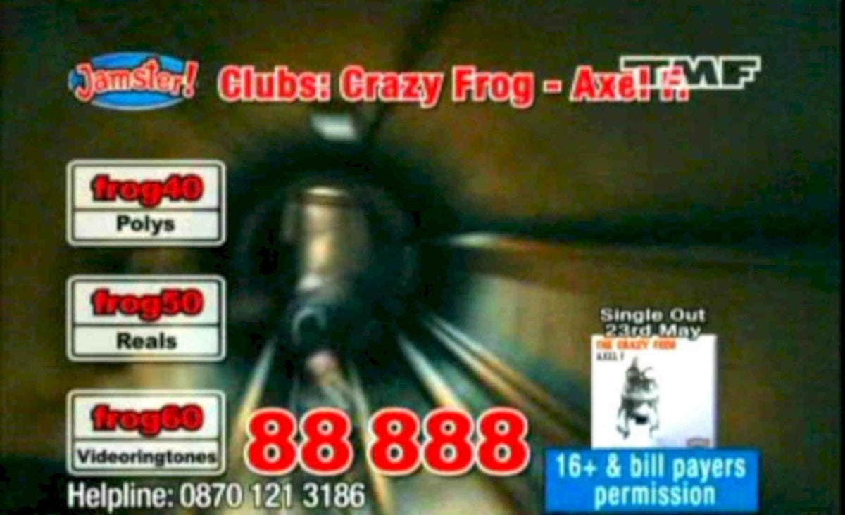 Crazy Frog Axe Vintage Retro Advert Poster A4 Photo Print