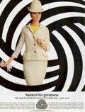 Cream Suit Sarona 1960s Vintage Retro Advert