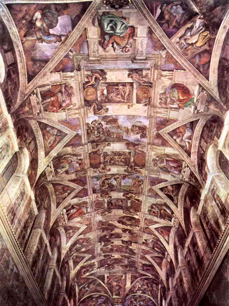 Creation Story Michelangelo A4 Photo Print