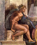 Creator God and youths detail by Michelangelo A4 Photo Print