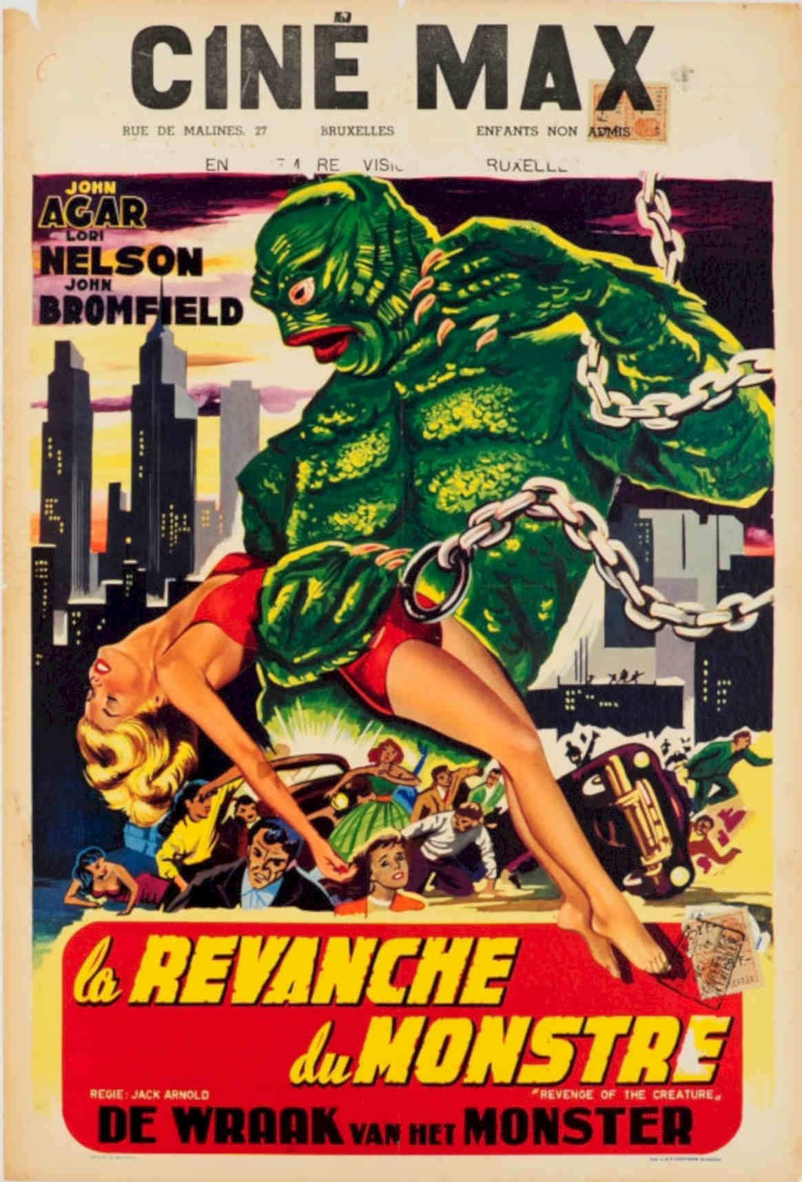 Creature City Revenge Vintage Retro Advert Poster A4 Photo Print
