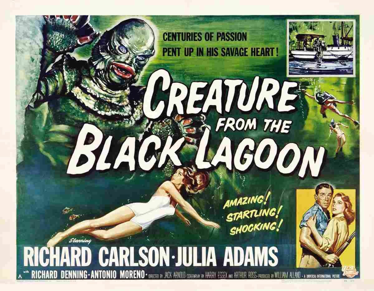 Creature From the Black Lagoon 02  film star poster A4 Photo Print