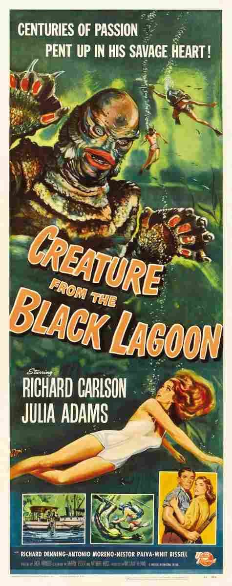 Creature From the Black Lagoon 15  film star poster A4 Photo Print