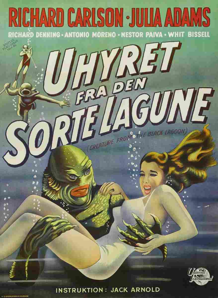 Creature From the Black Lagoon 20  film star poster A4 Photo Print