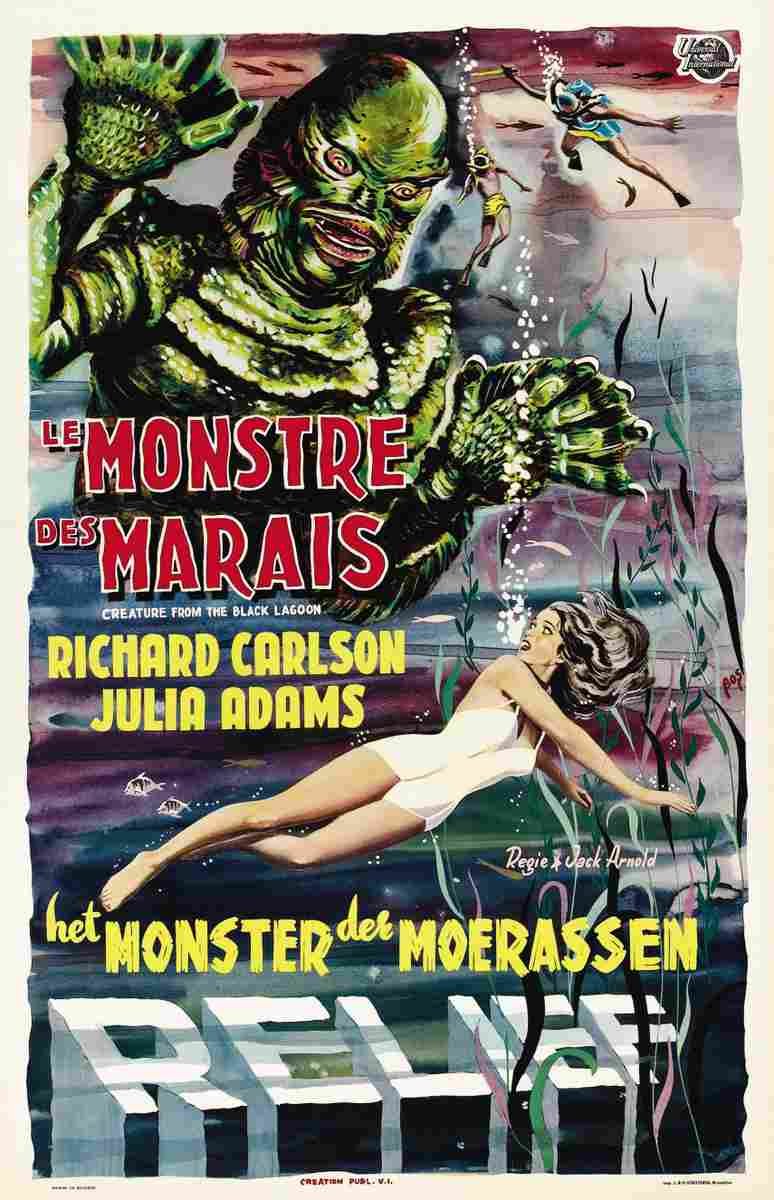 Creature From the Black Lagoon 21  film star poster A4 Photo Print