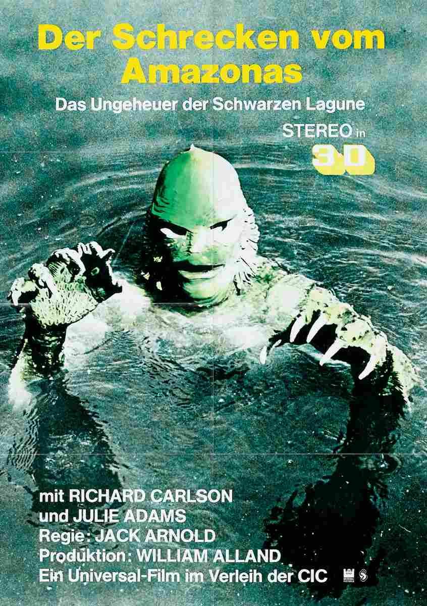 Creature From the Black Lagoon 24  film star poster A4 Photo Print