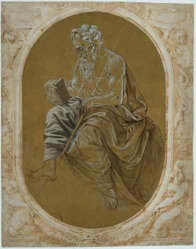 Credi Lorenzo di Study for a Reading Apostle or Evangelist  A4 Photo Print
