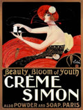 Creme Simon Beauty Vintage Retro Advert Ads A4 Photo Print