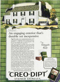 Creo Dipt Shingles Vintage Retro Advert Ads A4 Photo Print