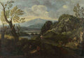 Crescenzio Onofri Landscape with Figures A4 Photo Print