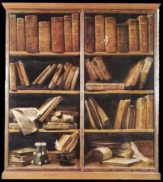 Crespi Giuseppe Maria Bookshelves 5 A4 Photo Print