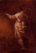 Creti Donato Study Of A Young Boy Seen From Behind A4 Photo Print