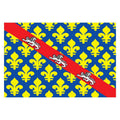 Creuse Dep Flag N2926 A4 Photo Print