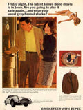 Cricketeer Zeppel Flannel Vintage Retro Advert Poster A4 Photo Print