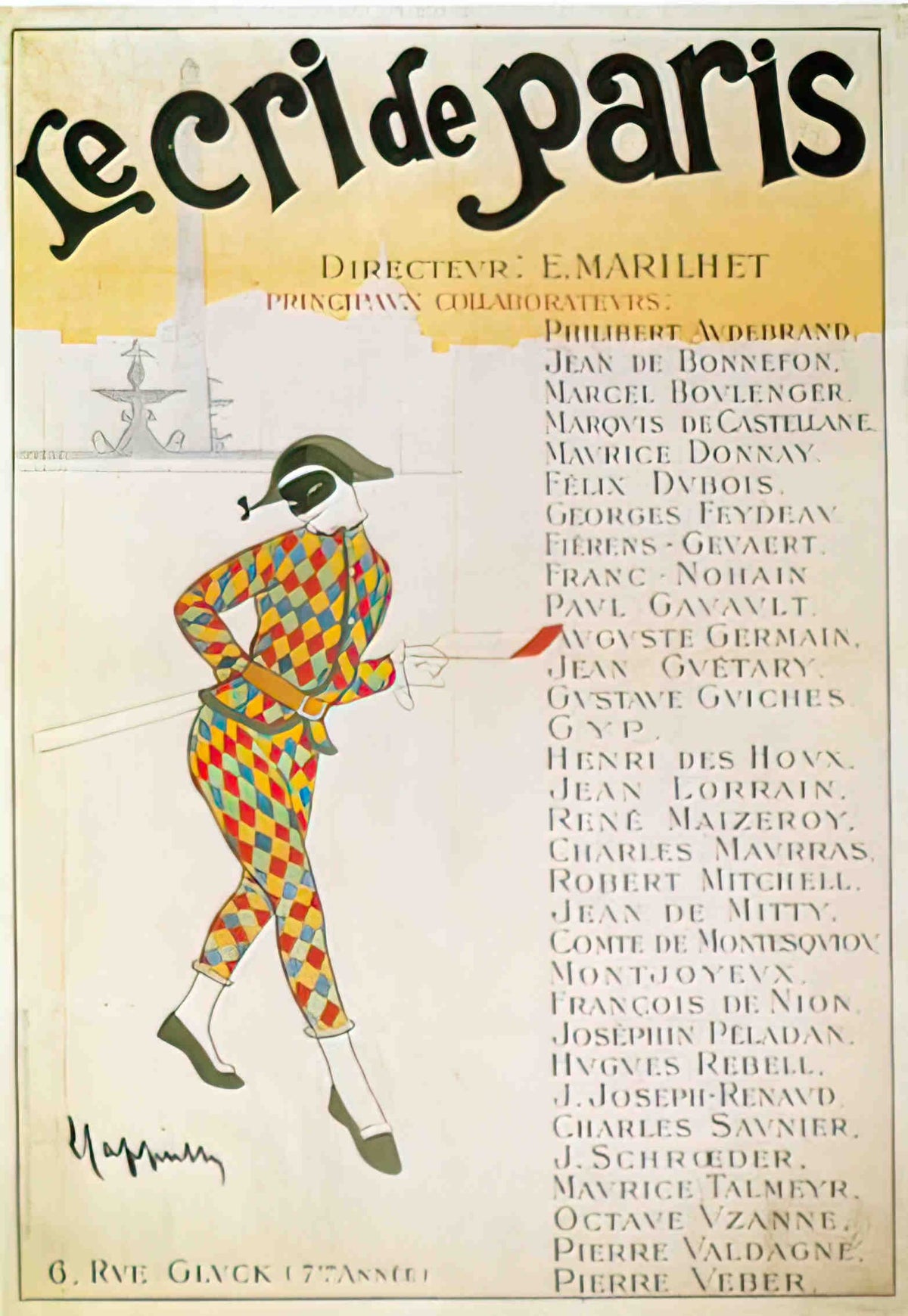 CrideParis7 Advert A4 Photo Print