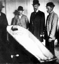 Crime Scene Casket Vintage Retro Advert Ads A4 Photo Print