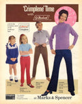Crimplene Family Pattern 1970s Vintage Retro Advert