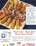 Crisco Potato Logs Vintage Retro Advert Poster A4 Photo Print