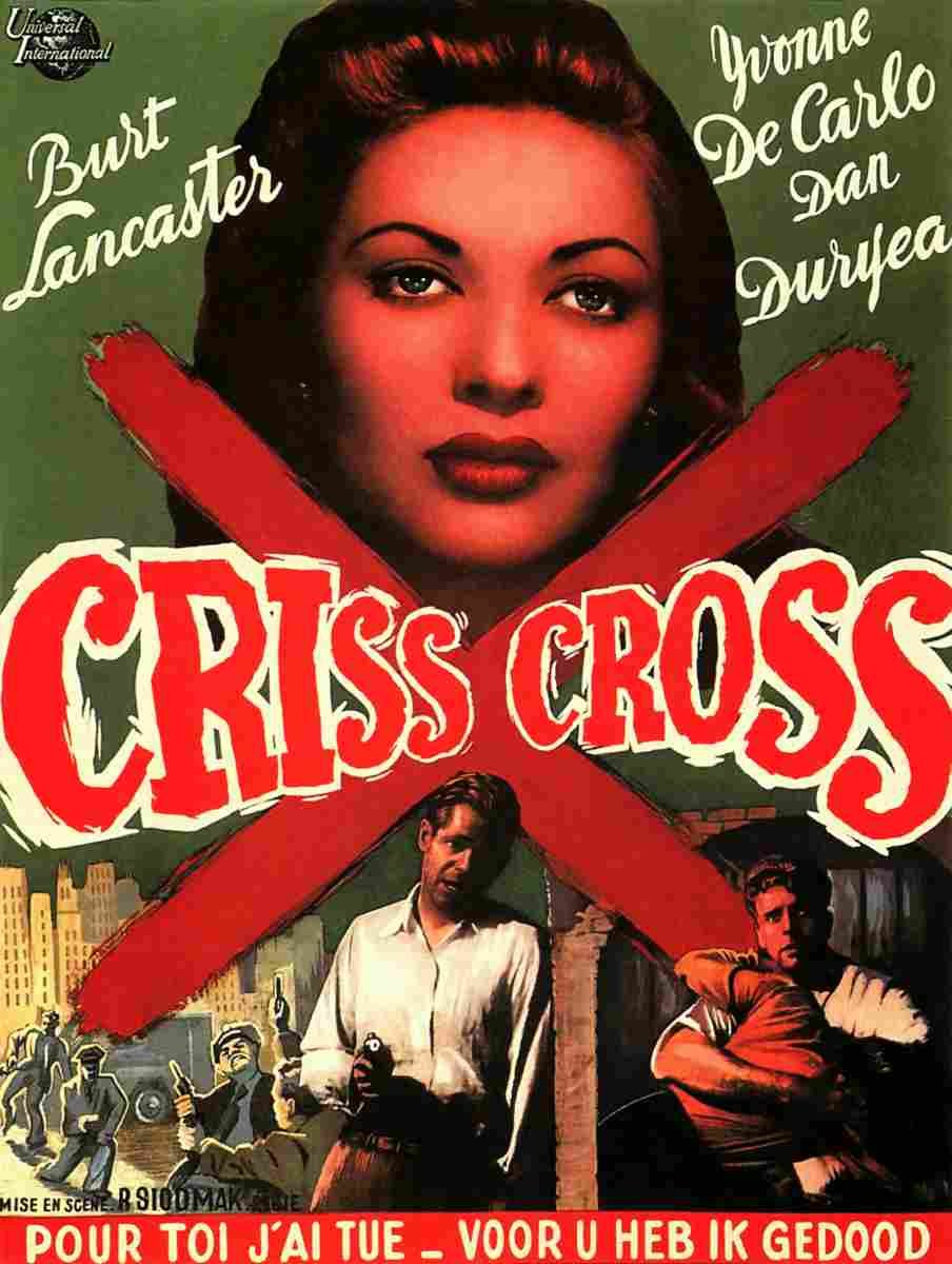 Criss Cross 01  film star poster A4 Photo Print