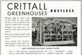 Crittall Greenhouses Garden Vintage Retro Advert Poster A4 Photo Print