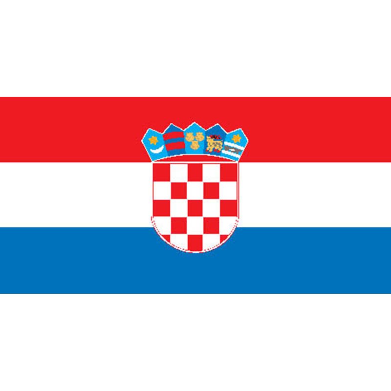 Croatia Flag N1339 A4 Photo Print