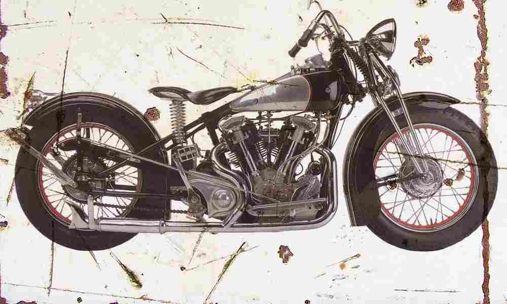 Crocker 1936 Aged Vintage A4 Photo Print