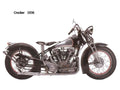Crocker 1936 motorbike A4 Photo Print