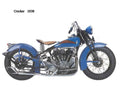 Crocker 1938 motorbike A4 Photo Print