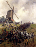 Crofts Ernest The Battle Of Waterloo Art A4 Photo Print