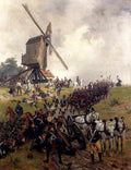 Crofts Ernest The Battle Of Waterloo A4 Photo Print
