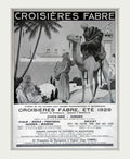Croisiere Fabre Cruise Vintage Retro Advert Poster A4 Photo Print