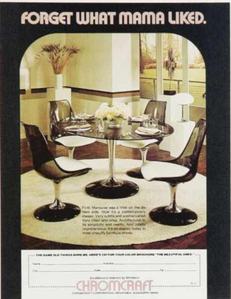Cromcraft Dining Table Vintage Retro Advert Ads A4 Photo Print
