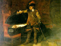 Cromwell and Charles I 1831 A4 Photo Print