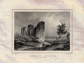 Crookstone Castle Scotland Pernot 1827 Vintage A4 Photo Print